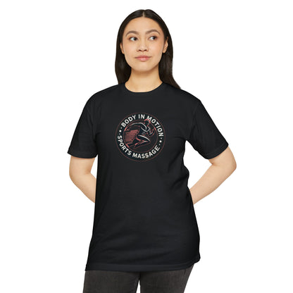 Body In Motion Sports Massage T-Shirt — Recovery & Mobility Athletic Tee