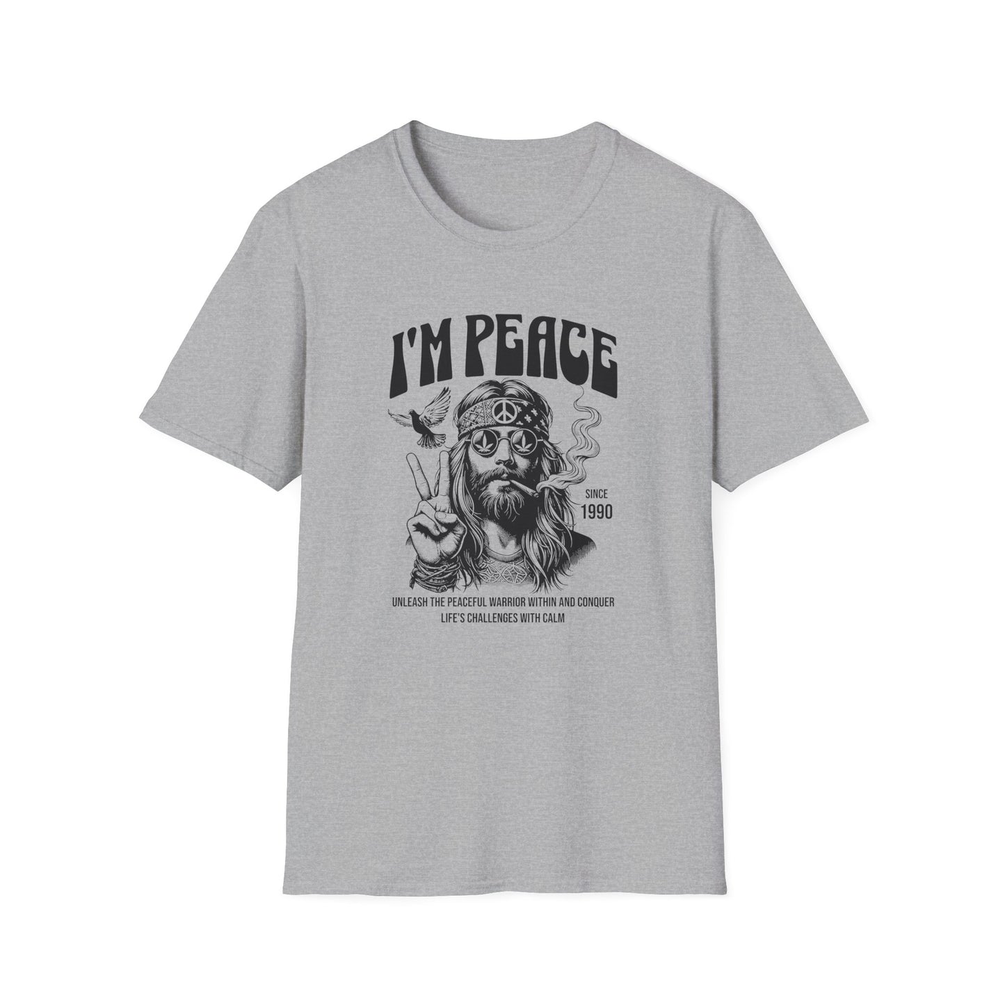 Peaceful Stoner, Unisex Softstyle T-Shirt