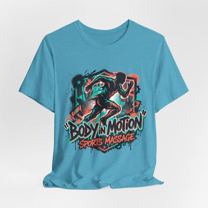 Sports Massage T-Shirt — Athletic Runner Graphic Tee