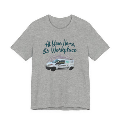 Advanced Mobile Detailing, At Your Home or Workplace Tee, Unisex Jersey T-Shirt Gift, Comfy Graphic Tee, Workwear Apparel, Casual Daily Wear