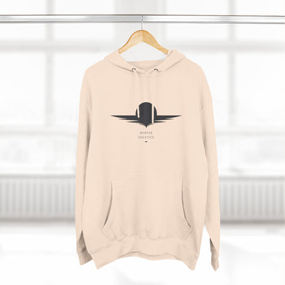 Minimal Sunset Hoodie — Quiet Night Graphic Hoodie