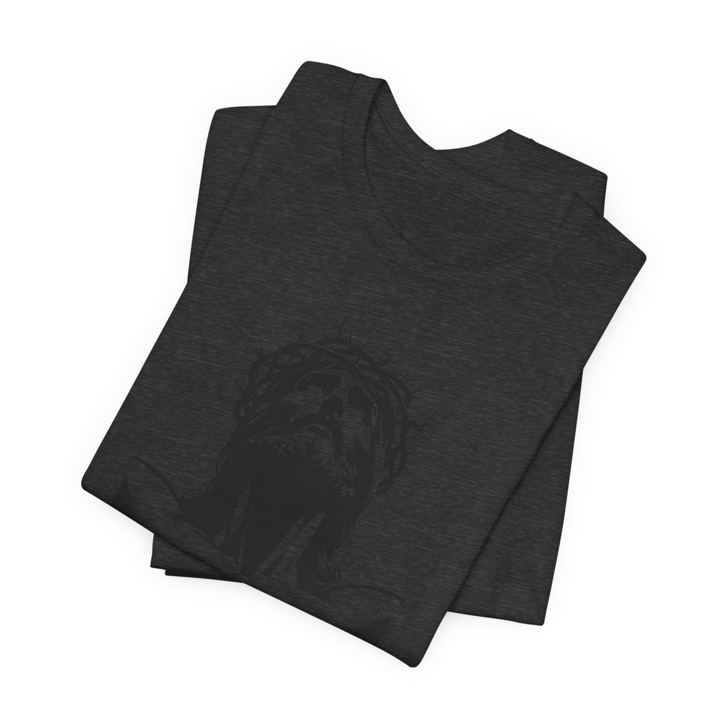 Risen Jesus Portrait Tee — Christian Easter Resurrection T-Shirt