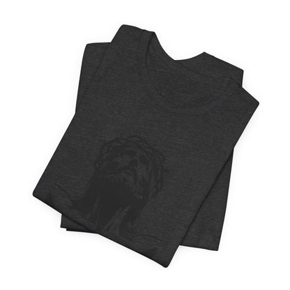 Risen Jesus Portrait Tee — Christian Easter Resurrection T-Shirt