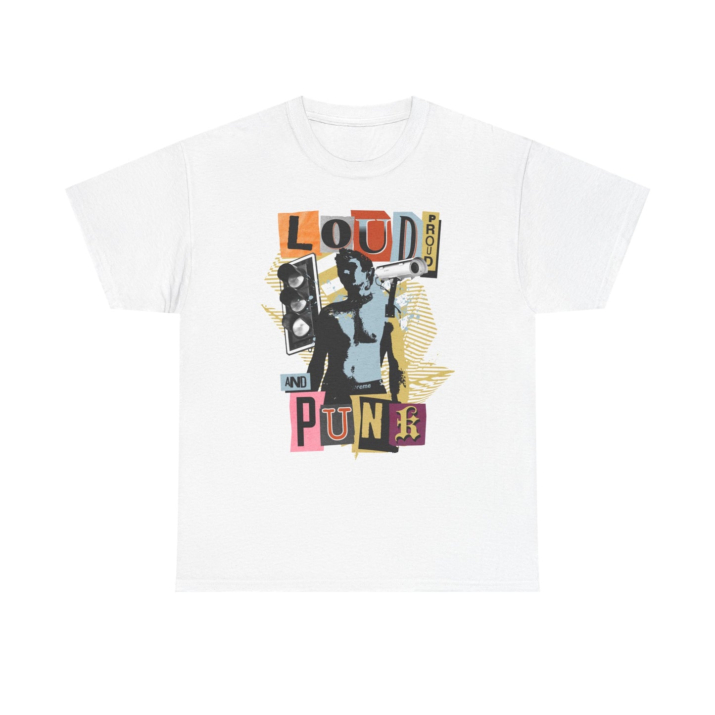 Punk Rock 'Loud' Graphic Tee — Vintage Concert Band Shirt