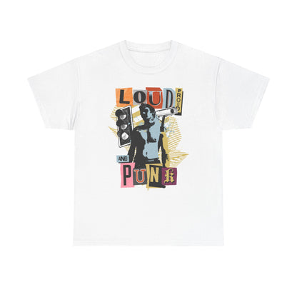 Punk Rock 'Loud' Graphic Tee — Vintage Concert Band Shirt