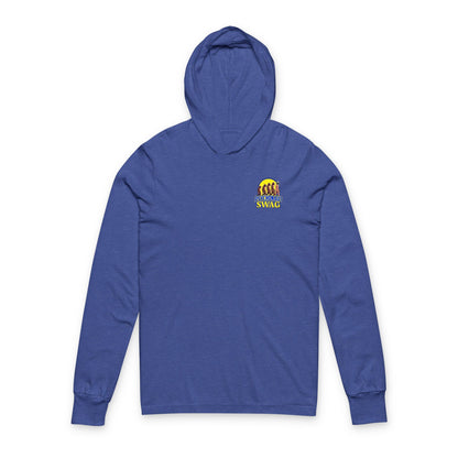 Psychonaut swag small biz, Hooded Long Sleeve Tee, Casual Layering, Everyday Wear, Gift for Friends, Outdoor Adventures, Stylish Hooded Shirt