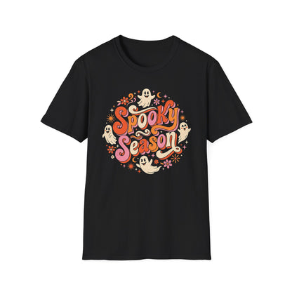 Spooky Season T-Shirt — Retro Ghost Halloween Tee