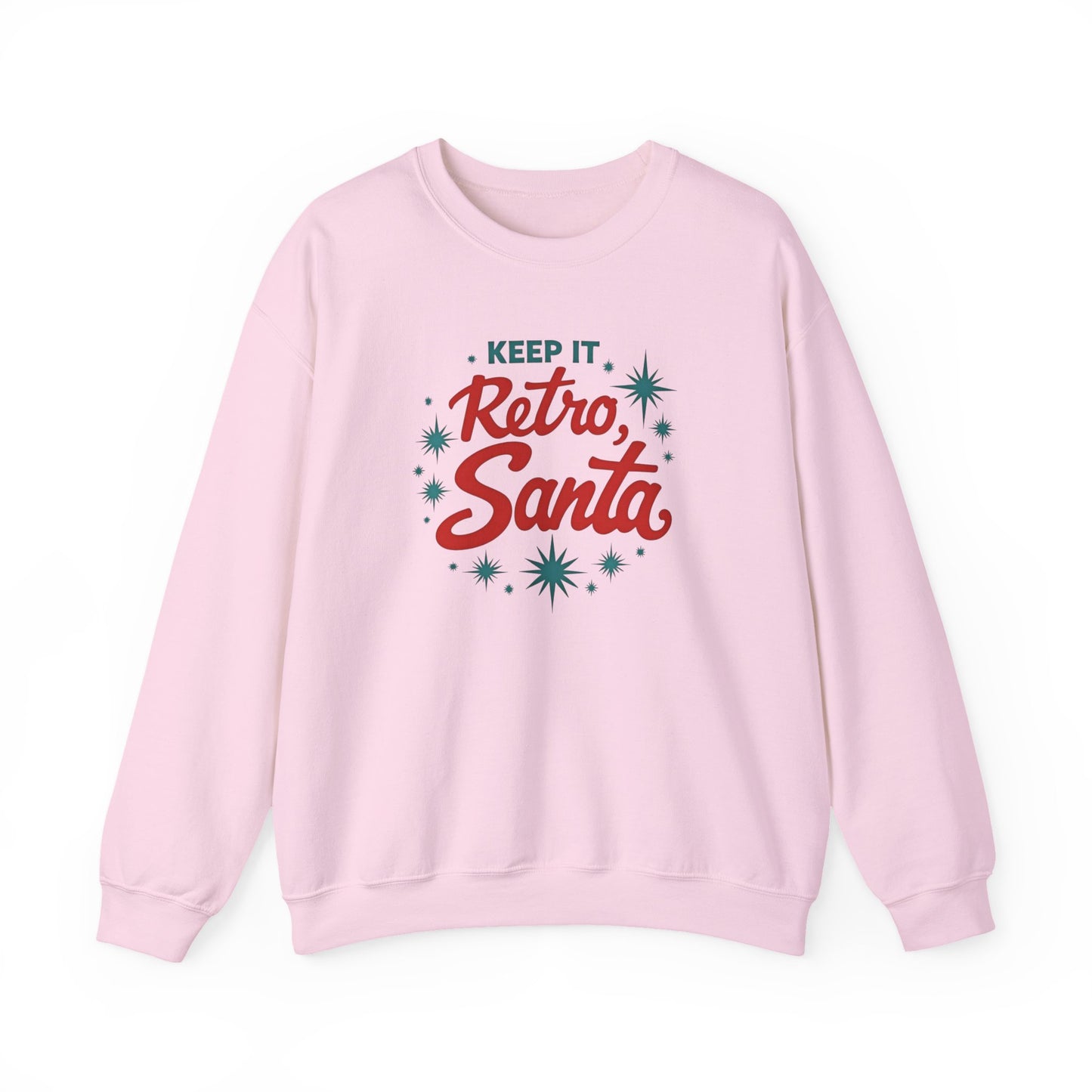 Retro Santa Sweatshirt — Vintage Holiday Crewneck