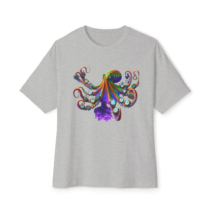Timekeeper Octupus, Unisex Oversized Boxy Tee
