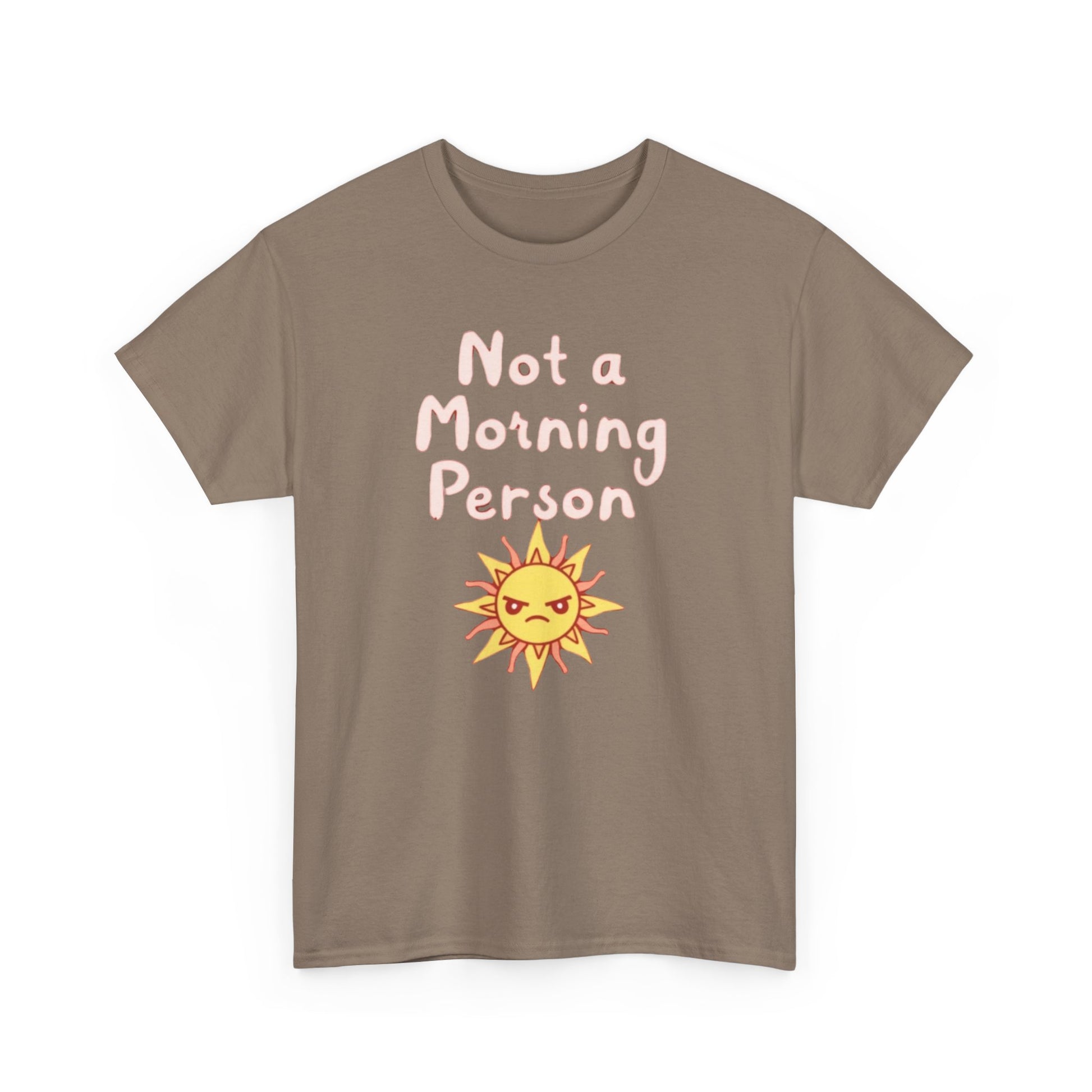 Not a Morning Person, Unisex Cotton T-Shirt, Fun Apparel for Kids and Adults, Perfect Gift for Birthdays and Celebrations - Psychonaut Swag