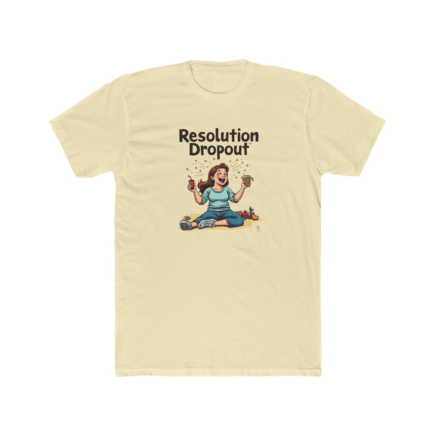 Resolution drop out, Unisex Cotton Crew Tee