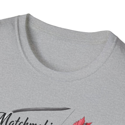 Matchmaking Specialist T-Shirt — Cupid Arrow & Wings Valentine Tee