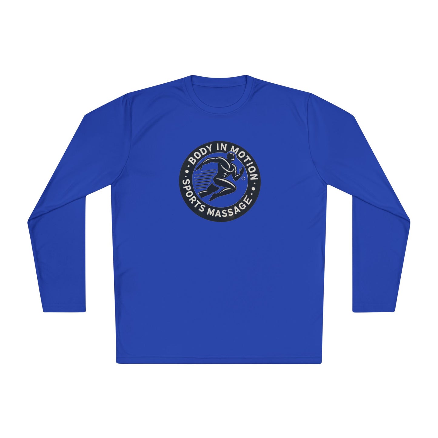 Sports Massage Long Sleeve Tee — "Body in Motion" Athletic Therapy Shirt