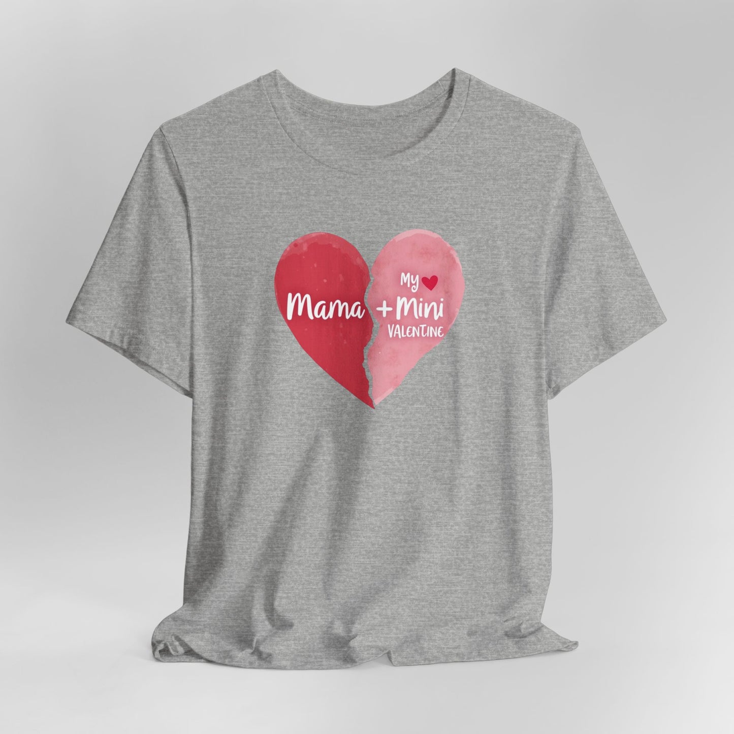 Mama + Mini Valentine T-Shirt — Matching Mother & Child Heart Tee