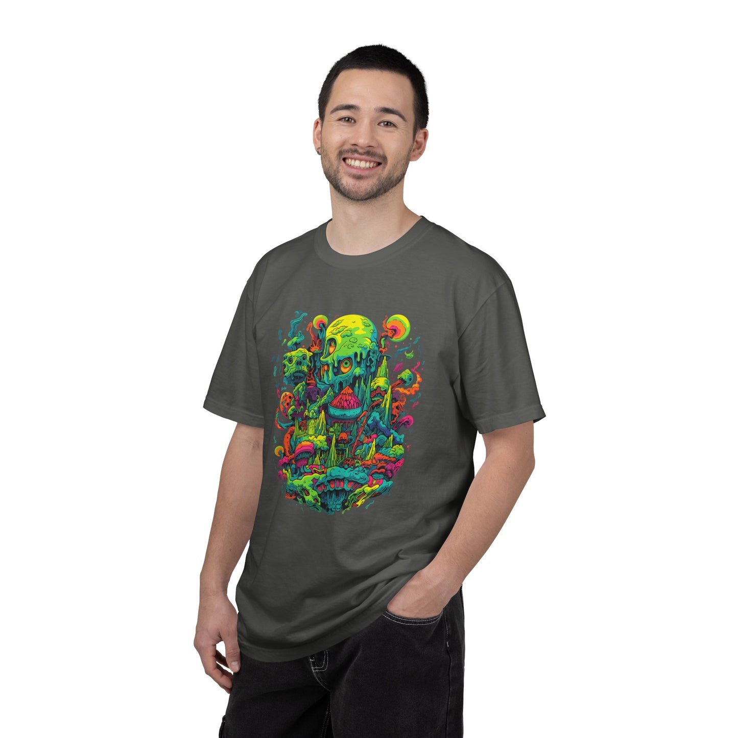 Psychedelic Dream Graphic T-Shirt — Sticky Trippy Art Tee