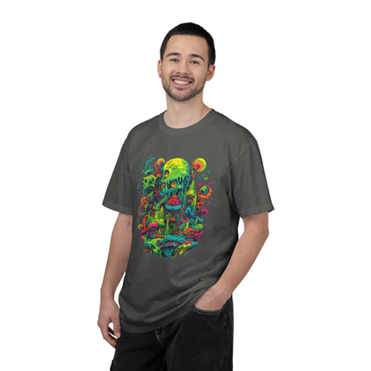 Psychedelic Dream Graphic T-Shirt — Sticky Trippy Art Tee