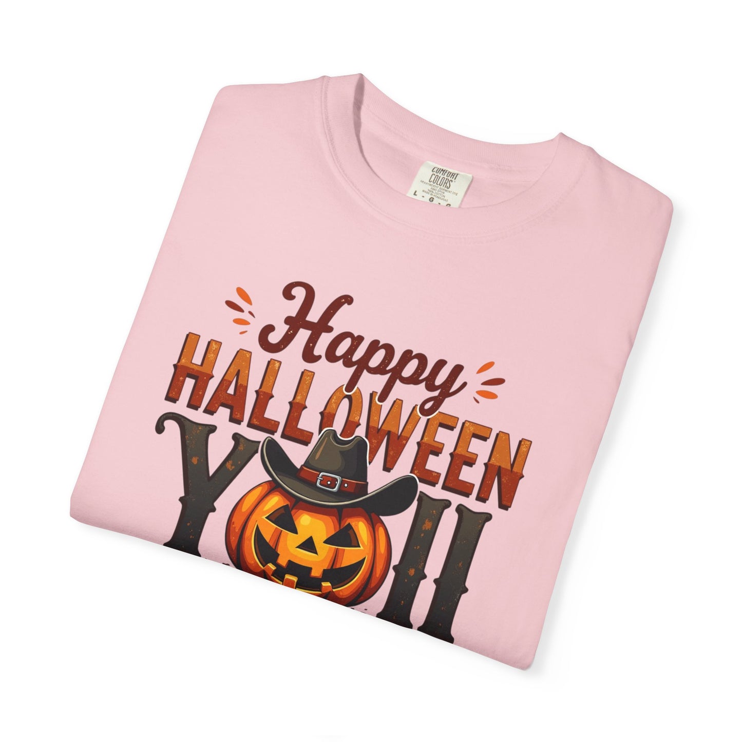 Halloween T-Shirt — "Happy Halloween You" Pumpkin Witch Graphic