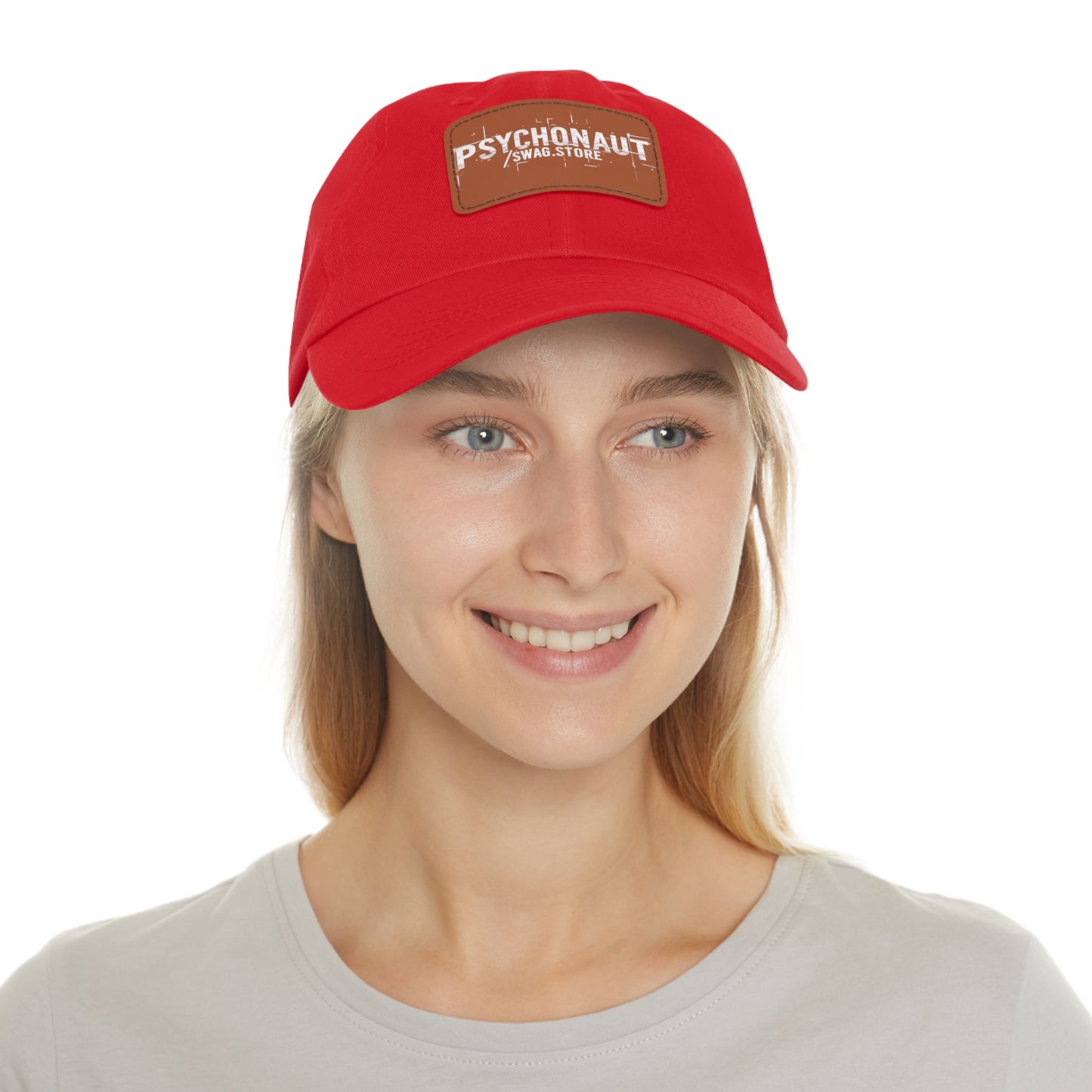 Stylish Dad Hat with Leather Patch - Perfect Gift for Dads, Casual Outings, Summer Days, Unique Accessories, Fashionable Headwear