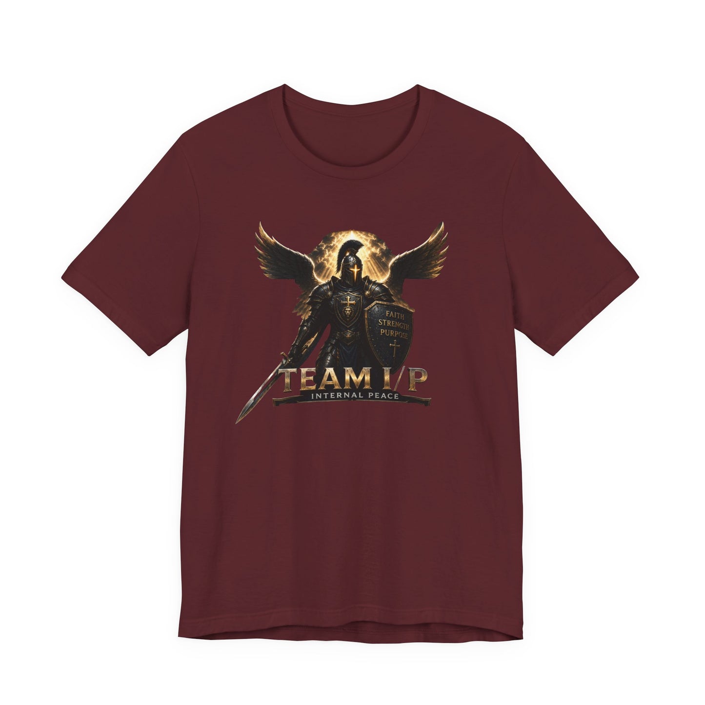 Team Internal Peace, Guardian of The Cross Tee — Military Brotherhood Graphic T-Shirt