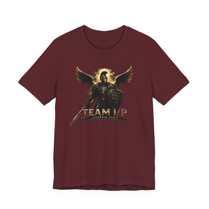 Team Internal Peace, Guardian of The Cross Tee — Military Brotherhood Graphic T-Shirt