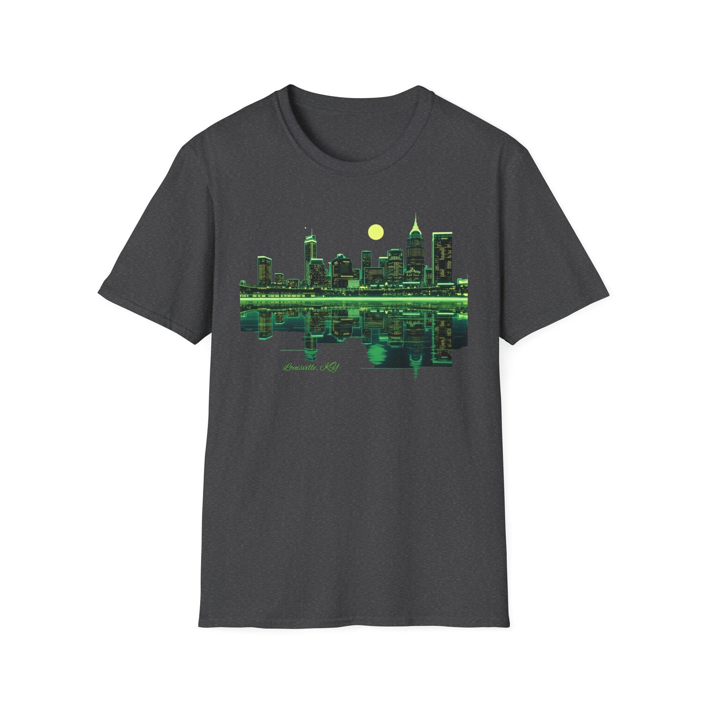Louisville Night Scape, Unisex Softstyle T-Shirt