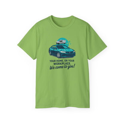 Advanced Car Service Humor Tee, Funny T-Shirt for Mechanics, Auto Enthusiasts, Gift for Dad, Car Lover Apparel, Perfect for Birthdays