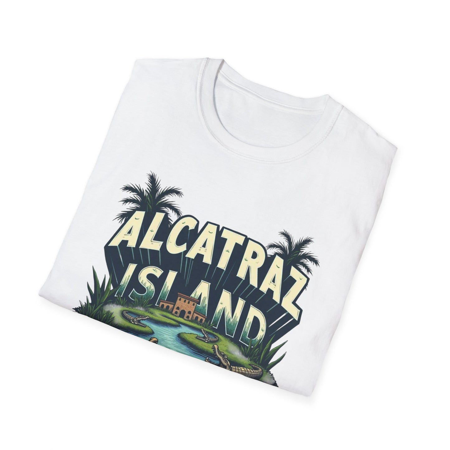 Alcatraz Island Vintage Travel T-Shirt — "Wishing You Were Here"