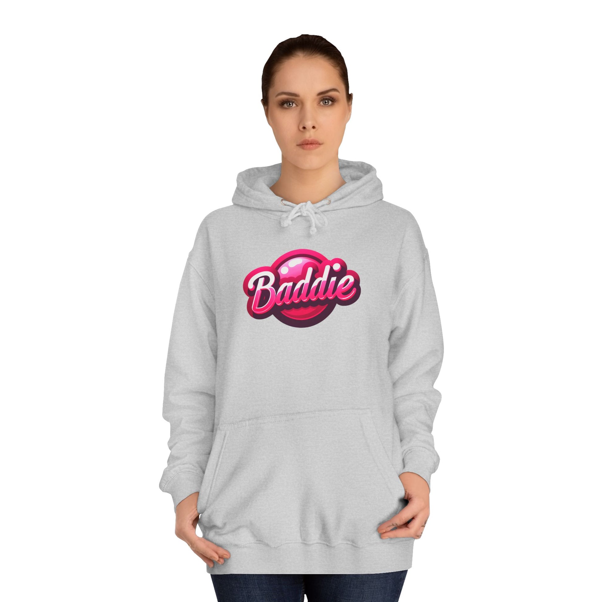 Baddie, Unisex College Hoodie - Psychonaut Swag
