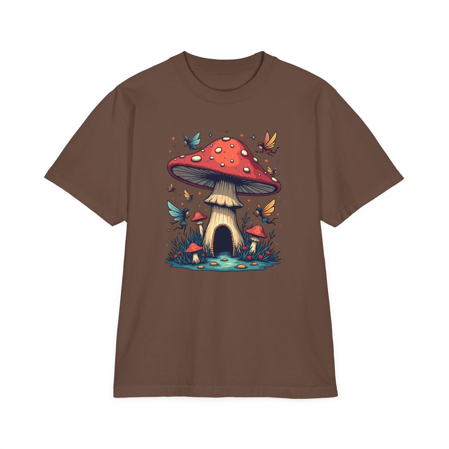 Mushroom Fairy Cottage T-Shirt