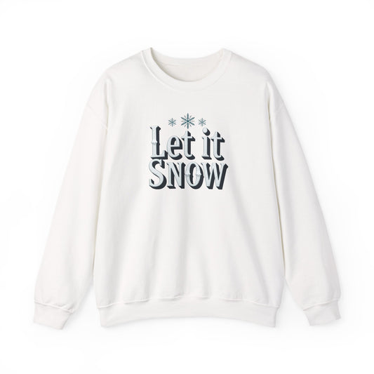 Let It Snow Sweatshirt — Cozy Holiday Crewneck
