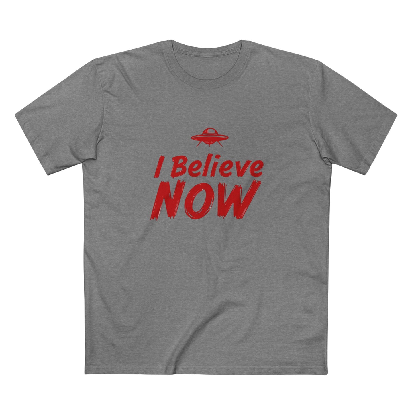 I Believe NOW UFO T-Shirt – Retro Alien Abduction Tee