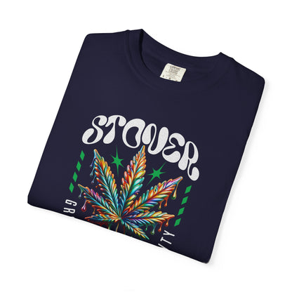 Stoner Leaf T-Shirt — Grow Your Own Serenity Graphic Tee