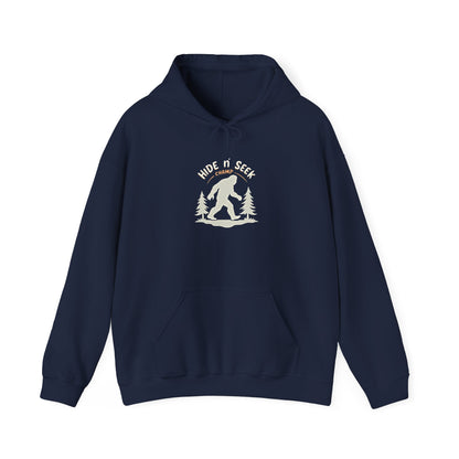 Bigfoot Hide n seek champ Hoodie — 'Hope You Like' Sasquatch Camping Sweatshirt