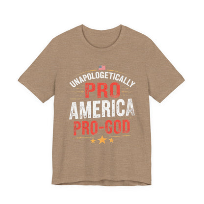 Pro-America Pro-God Tee - Patriotic Jersey T-Shirt - Psychonaut Swag