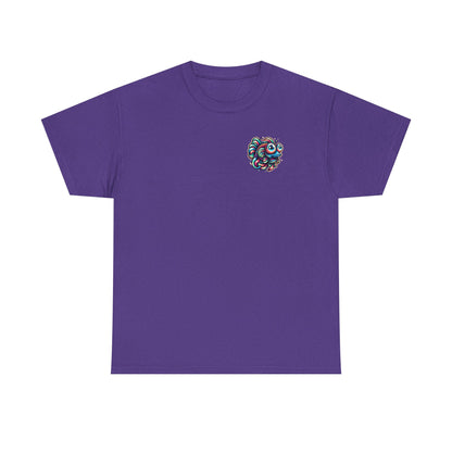 Psychedelic Fish Graphic Unisex Heavy Cotton Tee - Fun & Vibrant Apparel - Psychonaut Swag