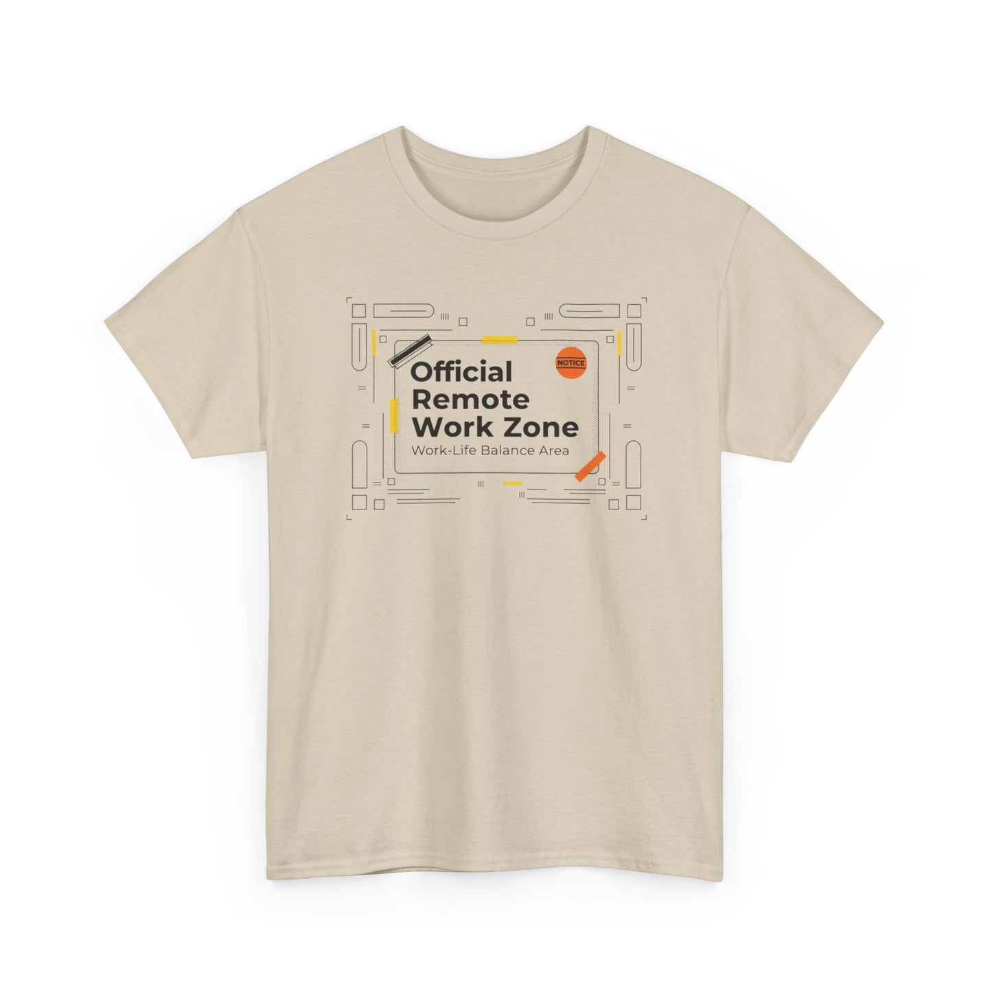 Remote Worker tee, Unisex Heavy Cotton Tee