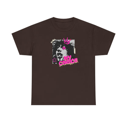 My Choice Graphic Tee — Punk Dog Crown Vintage Streetwear T‑Shirt