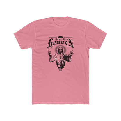 "Come to Heaven" Religious Graphic Tee — Vintage Jesus Illustration T-Shirt