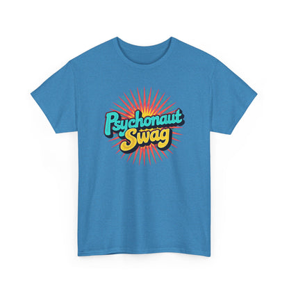 Psychonaut Swag, Atom light Tee, Psychedelic Graphic Tee, Unisex Heavy Cotton Tee, Casual Wear, Music Festival Shirt, Gift for Stoners, Vintage Style T-Shirt - Psychonaut Swag