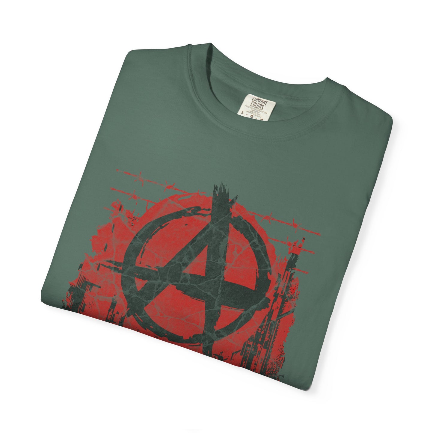 Anarchy in the Streets, Unisex Garment-Dyed T-shirt