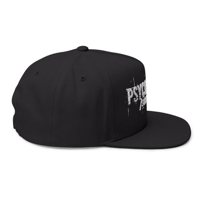 Flat Bill Cap (Psychonaut) - Stylish Embroidered Snapback, Perfect for Streetwear, Festivals, Casual Outings, Gifts