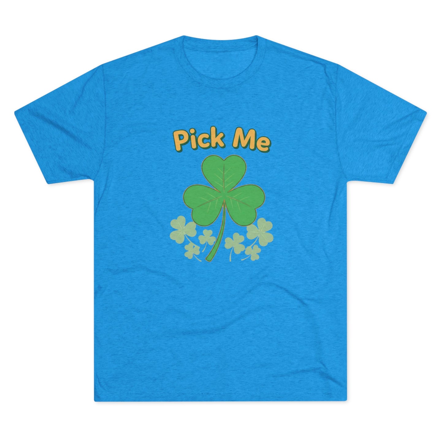 Pick Me Shamrock Tee — St. Patrick’s Day Clover Graphic T‑Shirt