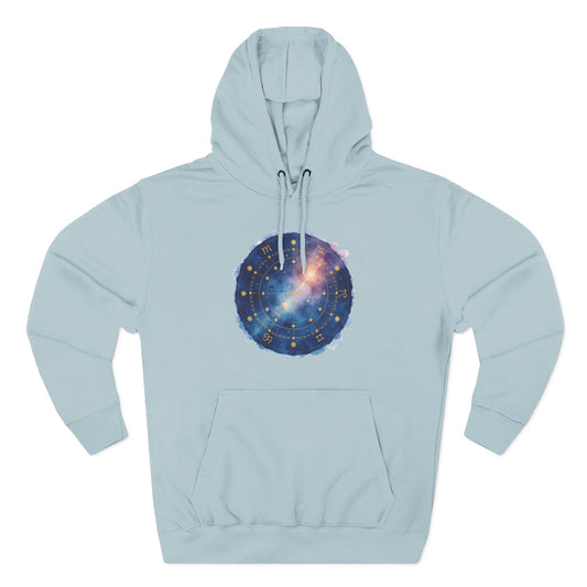 Galaxy Constellation Hoodie — Cosmic Star Map Fleece Pullover