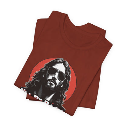 Jesus to return, 80’s retro Rocker T-Shirt, Casual Wear, Movie Quote Shirt, Gift for Fans, Unisex Top