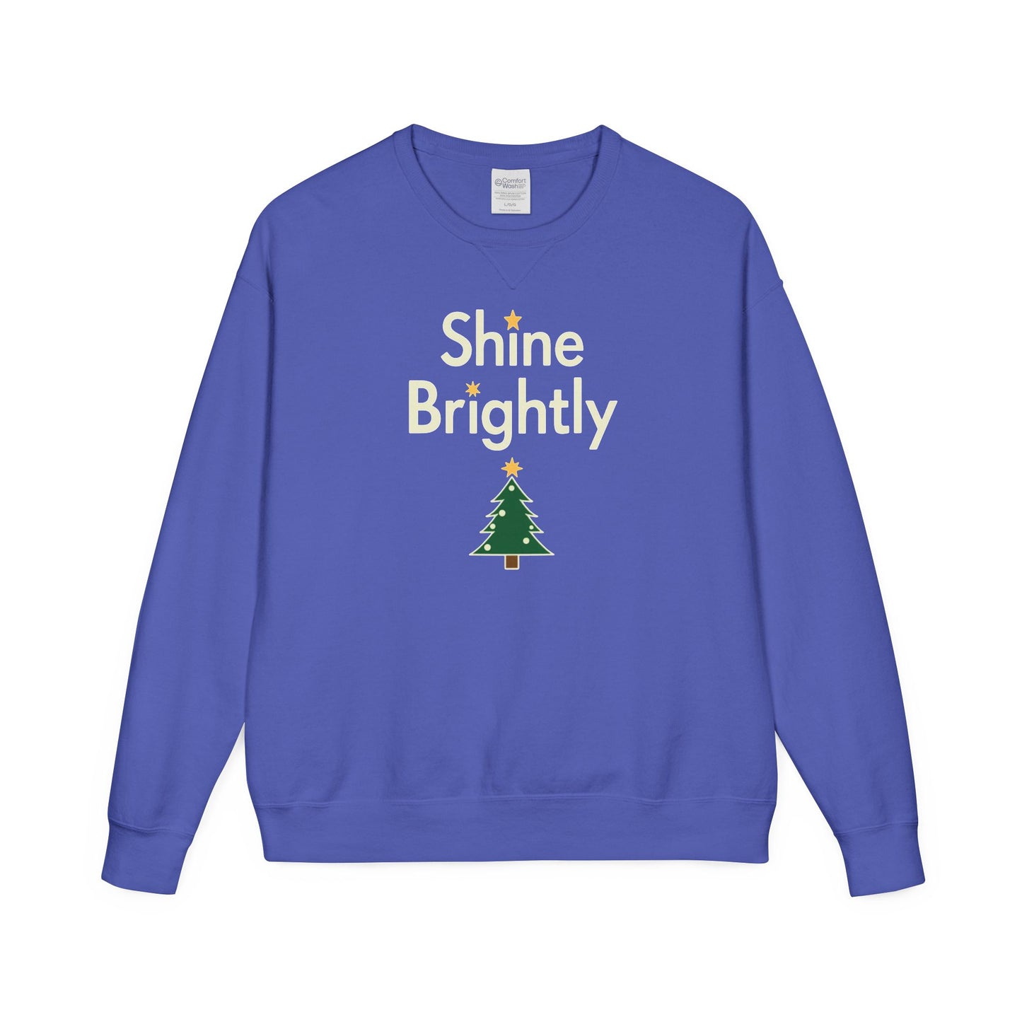 Christmas Tree sweater, Unisex ComfortWash® Garment Dyed Crewneck Sweatshirt