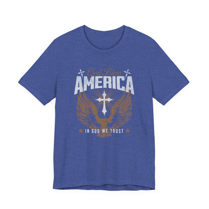 God Bless America Eagle T-Shirt — Patriotic Fourth of July Tee