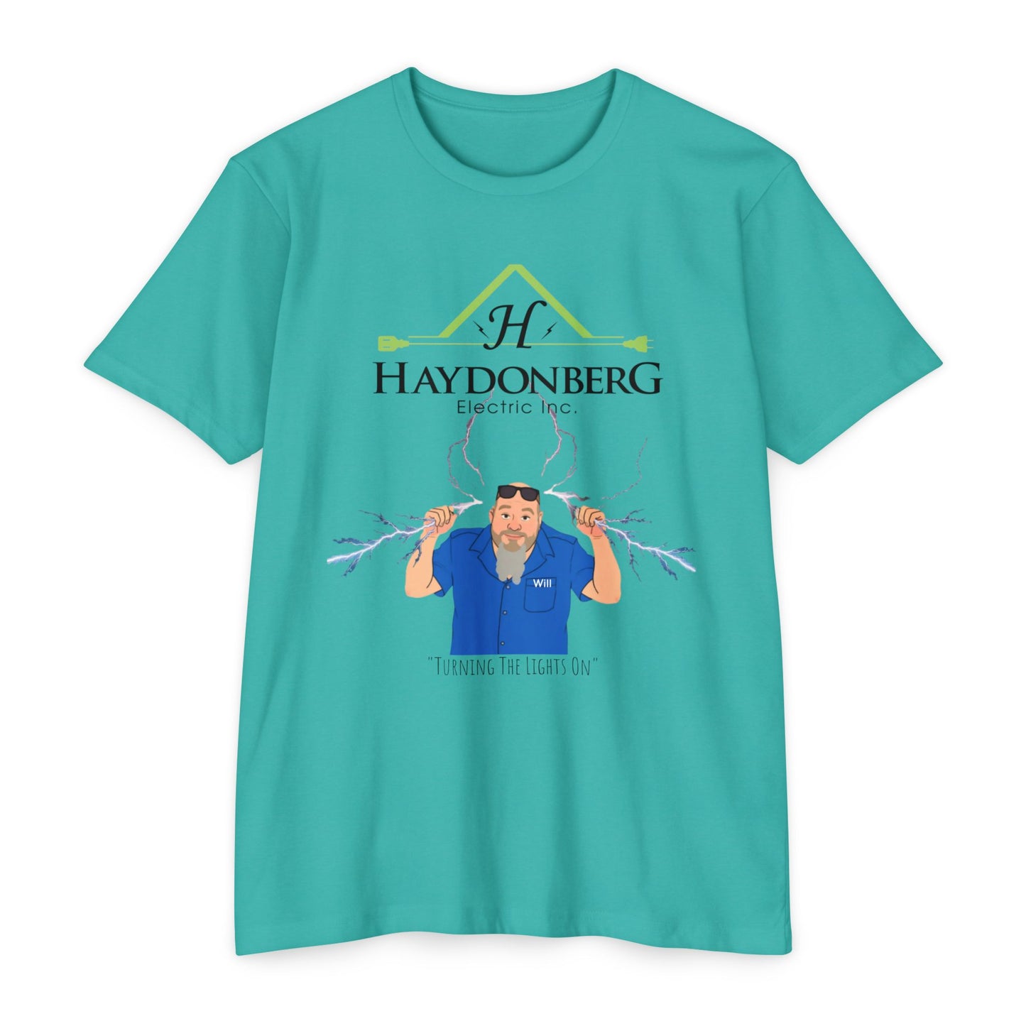 Haydonberg Turning The Lights On, Unisex CVC Jersey T-shirt