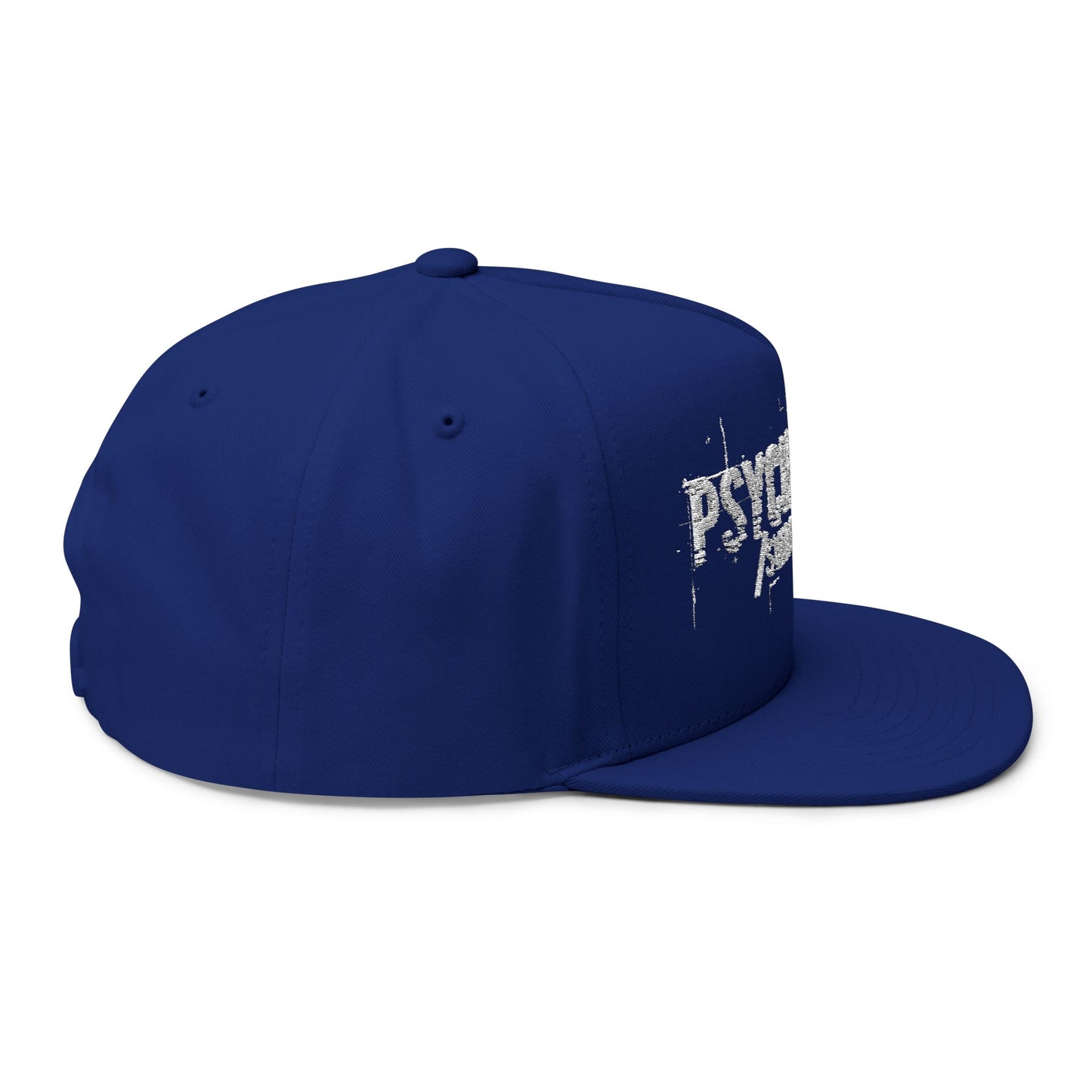 Flat Bill Cap (Psychonaut) - Stylish Embroidered Snapback, Perfect for Streetwear, Festivals, Casual Outings, Gifts