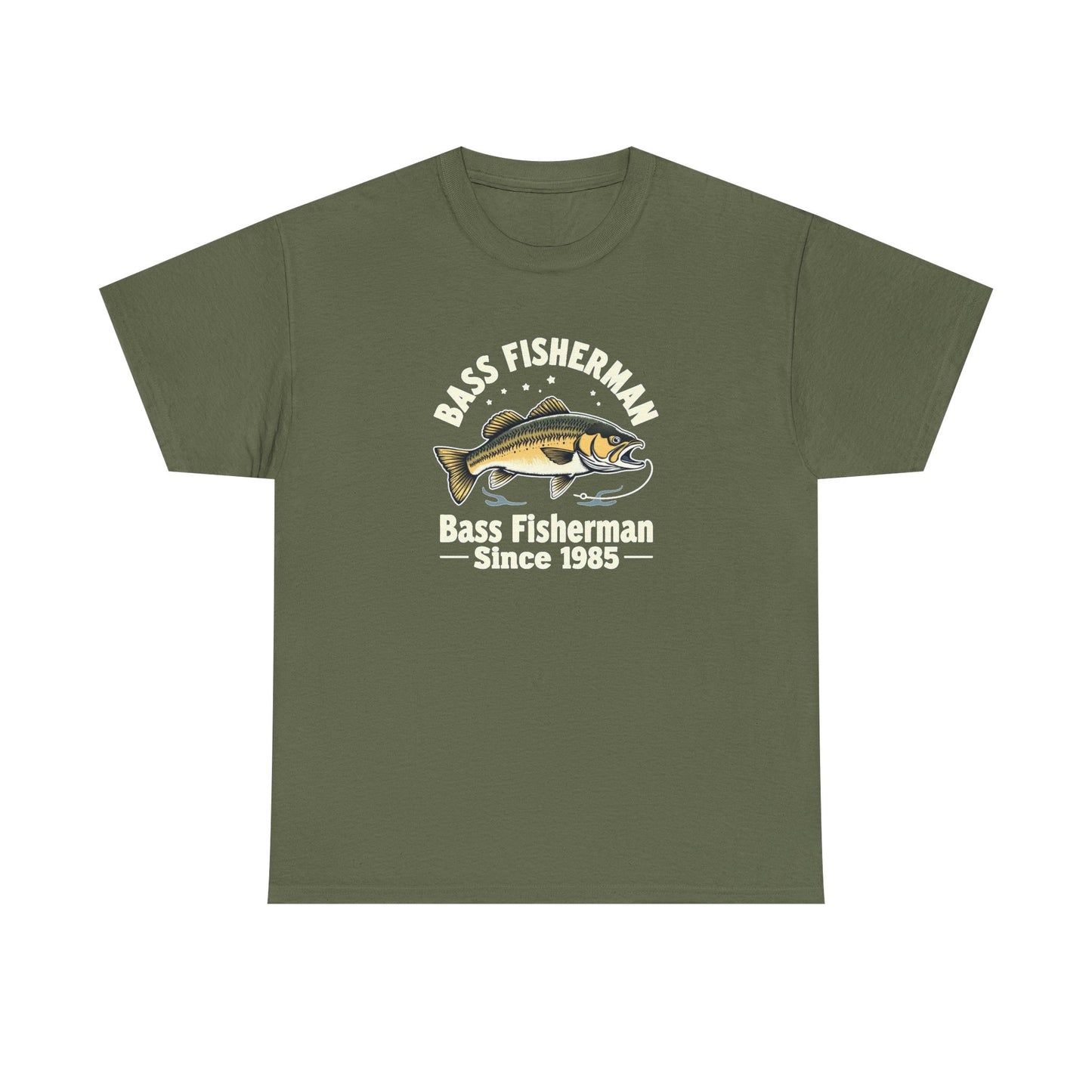 Bass Fisherman T-Shirt – "Bass Fisherman Since 1985" Vintage Fishing Tee