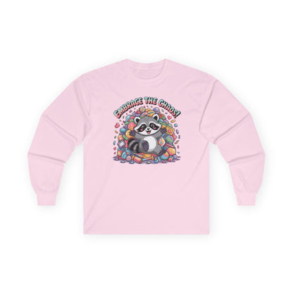Racoon, Trash Panda Chaos Unisex Ultra Cotton Long Sleeve Tee